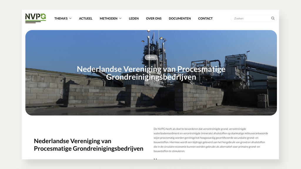 NVPG presenteert nieuwe website